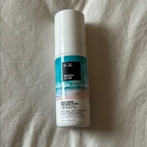 FREE WITH NEXT PURCHASE***NWT IGK Beach Club High Shine Texture Foam 1.6fl oz